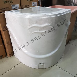  BAK  AIR KING BAK  SUDUT KAMAR MANDI  WARNA PUTIH Shopee 