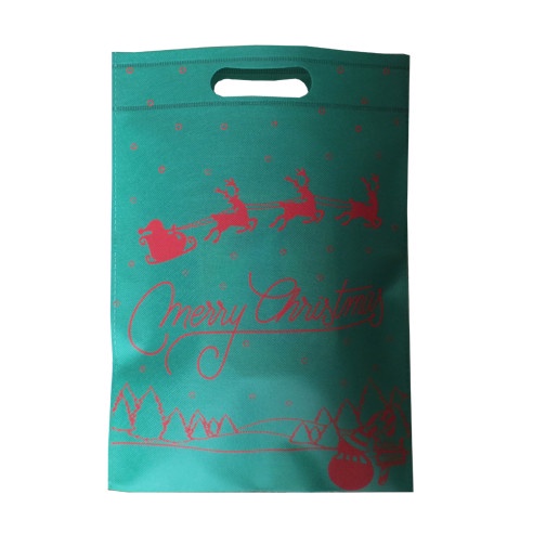 

Tas Spunbon Natal Sablon Rusa Tema Natal Goodie Bag 35x24