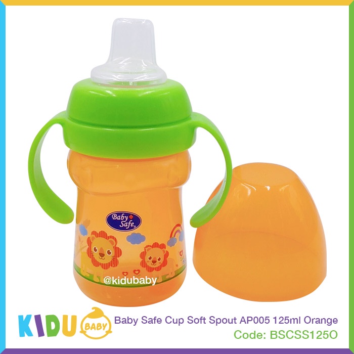 Baby Safe Botol Minum Botol Susu Anak Cup Soft Spout AP005 125ml Kidu Baby