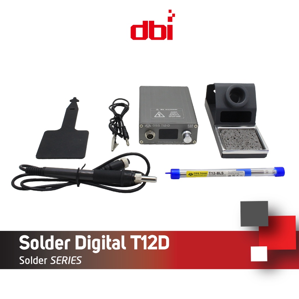 Solder Tangan Pengatur Suhu T12D Premium