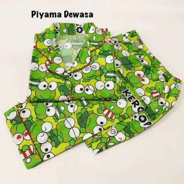 PIYAMA DEWASA / PIYAMA KATUN LD 100CM-104CM / PIYAMA CP / MARRYCATTY