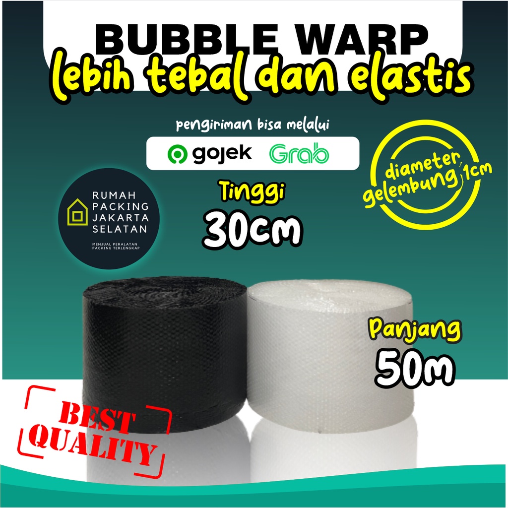 

RB Bubble Wrap Potongan 30cm x 50m KHUSUS INSTAN