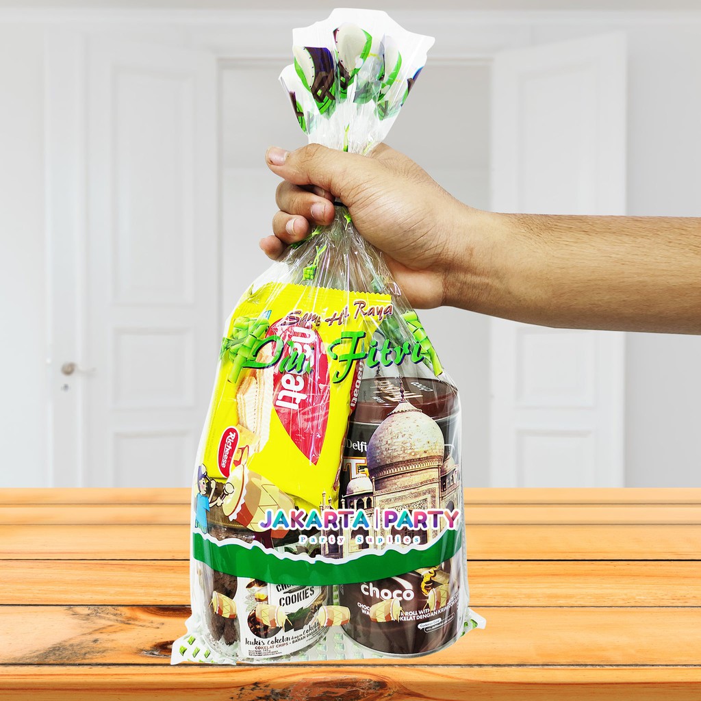 plastik bingkisan lebaran / plastik snack Idul Fitri / Opp Lebaran