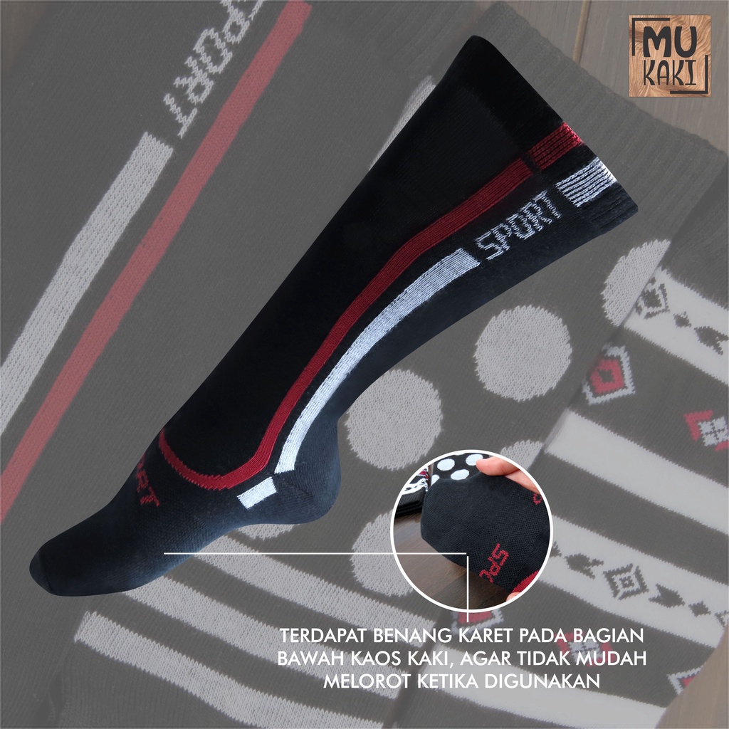 Kaos Kaki Sport Roadbike Pria Mukaki