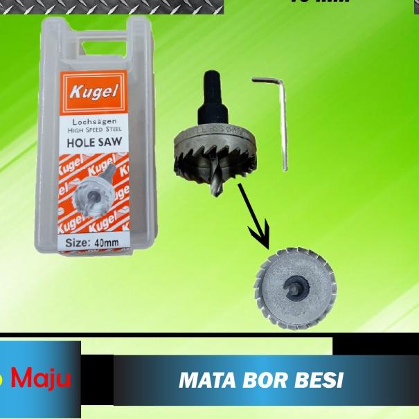 ♬ Hole Saw Besi 40mm / HoleSaw Besi 40mm / Mata Bor Besi 40mm KUGEL ➻