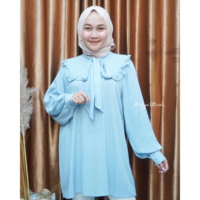 TUNIK CRINKLE ATHALYA | Tunik / Midi Dress Rayon Crinkle