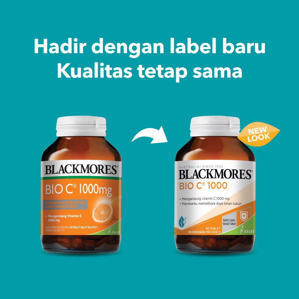 Blackmores Bio C 1000 Mg Isi 90 Tablet Shopee Indonesia