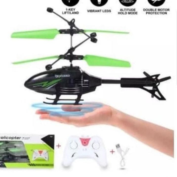 Flash Sale - RC Helikopter remote control dan Sensor Tangan - Mainan RC Pesawat terbang Helikopter R
