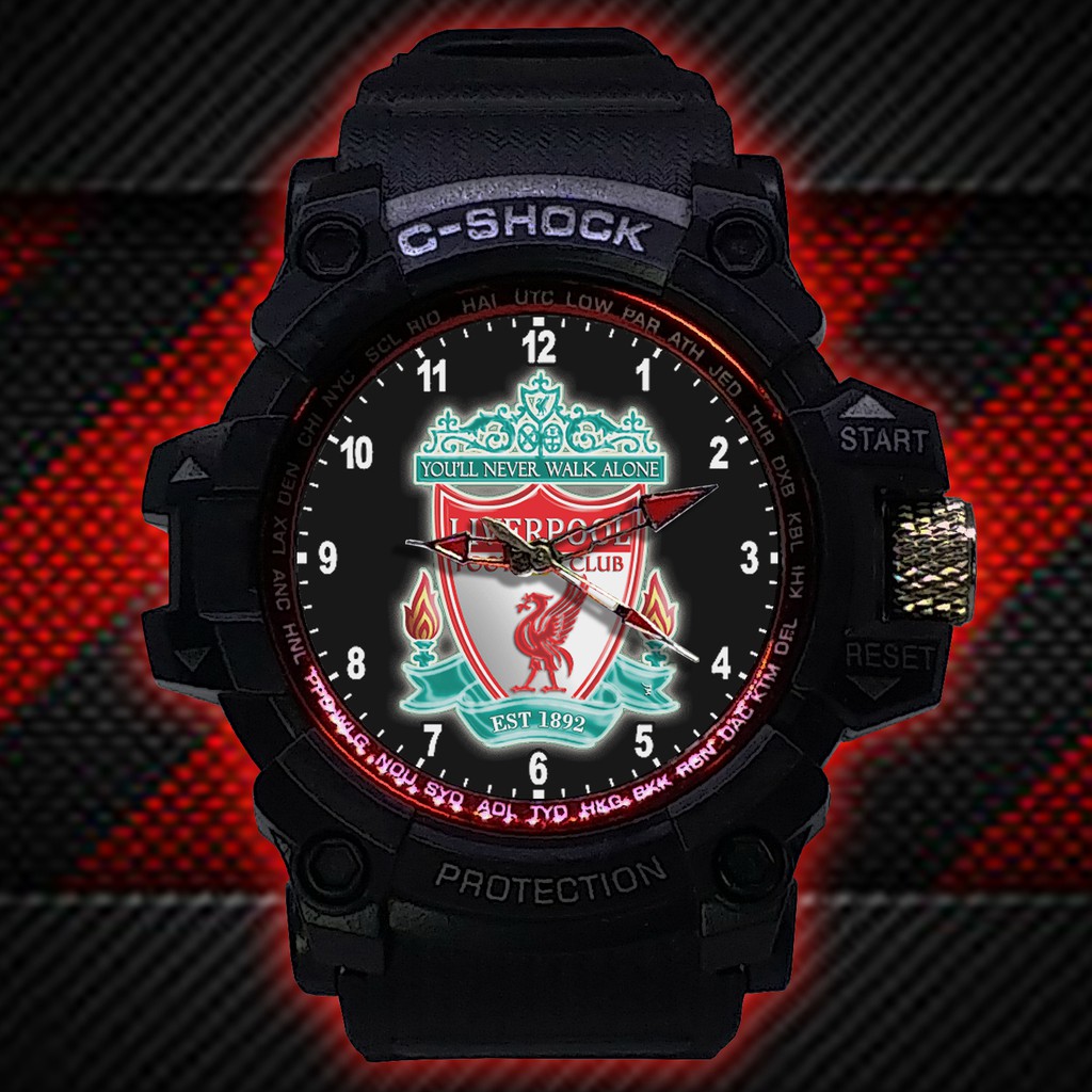 (ISTIMEWA BOSSQUE) JAM TANGAN &quot;THE REDS&quot; LIVERPOOL LIST MERAH - EXCLUSIVE