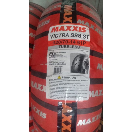 ban maxxis vitra ring 14 ukuran 120/70-14