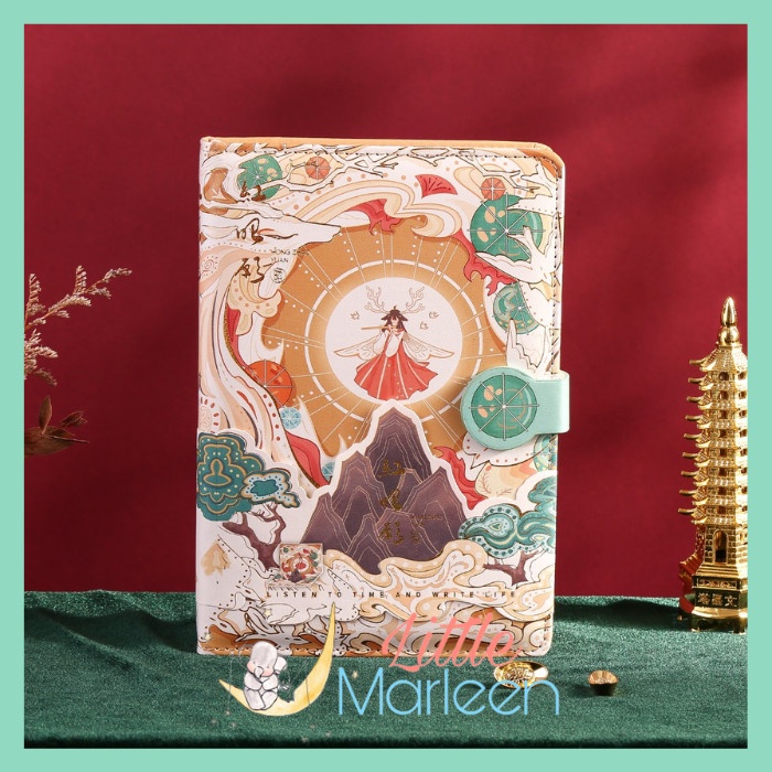 

(BISA COD) Magnetic Notebook Diary / Jurnal agenda Buku tulis / Pop Up Notebook - Golden Orange