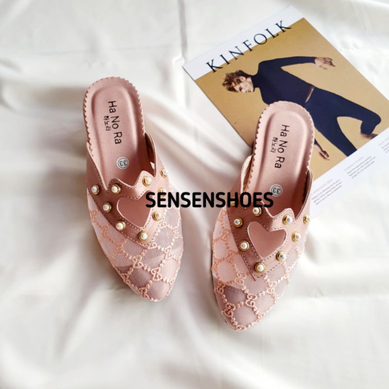 Ber Rose Slingback Stiletto Wedges Platform Kitten Ankle Strap Strappy Mules Chunky Pump Shoes Sepat