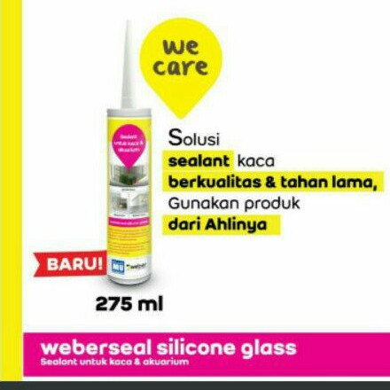 Mu Weber Sealant Silicone Glass 275 ml