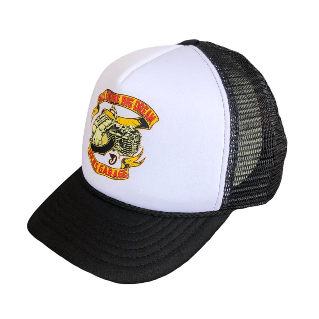 Topi Trucker Hat Ducks Garage