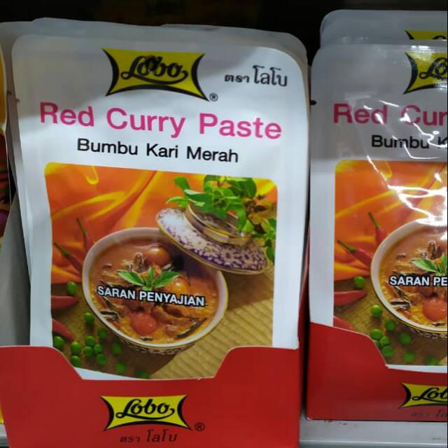 

Lobo red curry paste 50gr bumbu kari merah