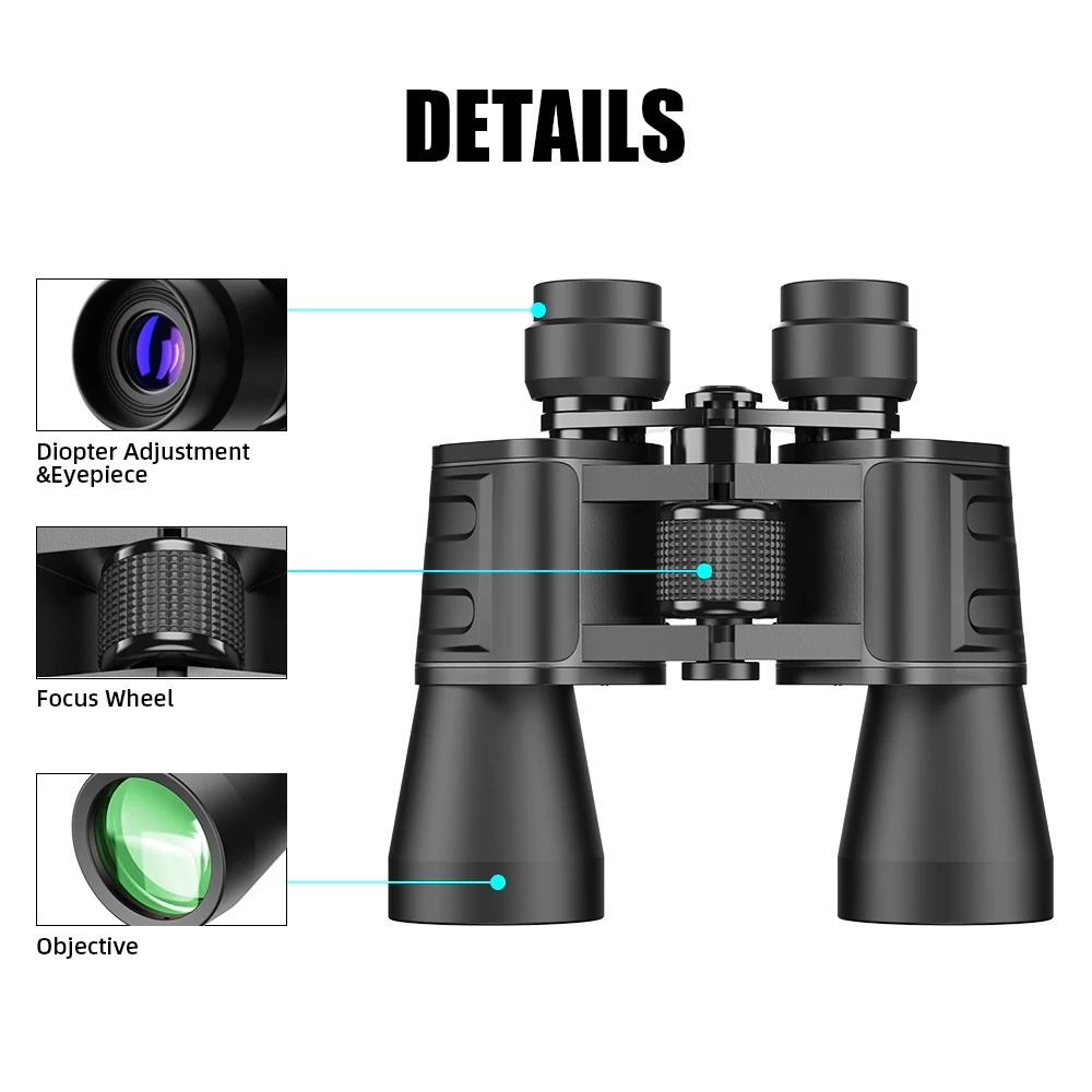 APEXEL APL-PB7X50 - HD Porro Binoculars - Teropong Jarak Jauh 7x Zoom keluaran terbaru dari APEXEL