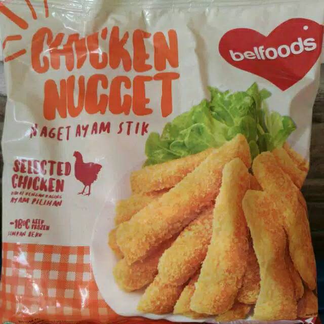 

Chicken nugget ayam stik 250 gram (grab express only)