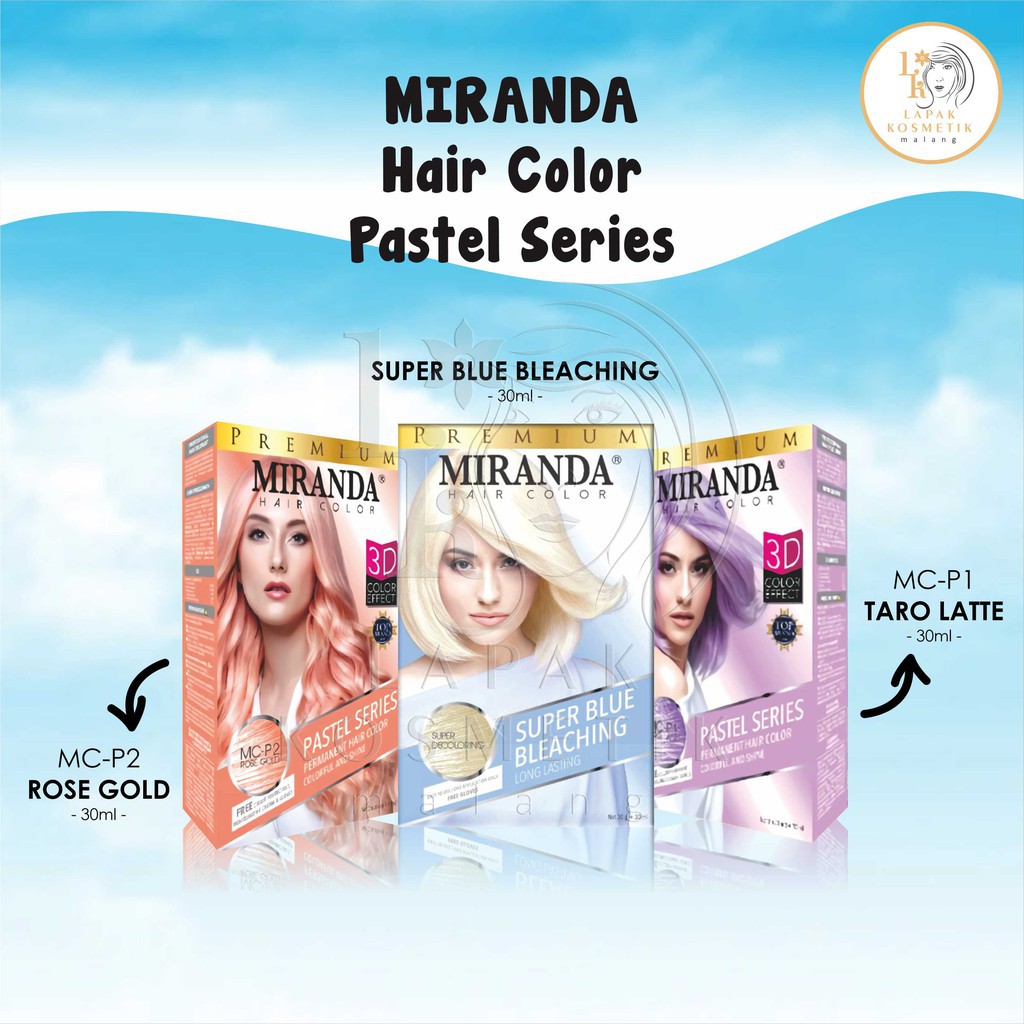 [SKINHOUSEID] MIRANDA HAIR COLOR PEWARNA RAMBUT PASTEL SERIES | PEWARNA RAMBUT | CAR RAMBUT | SEMIR RAMBUT | MIRANDA NEW PASTEL COLOUR