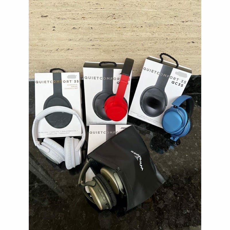 HEADPHONE BLUETOOTH QUIET COMFORT 35 KUALITAS BAGUS