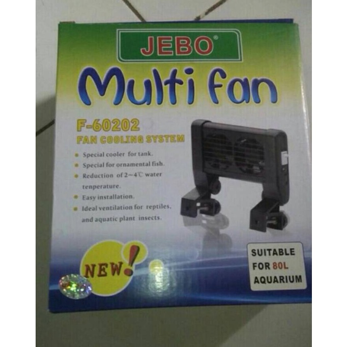 Aquarium Aquascape Jebo Mini Fan 2 Kipas Am820842