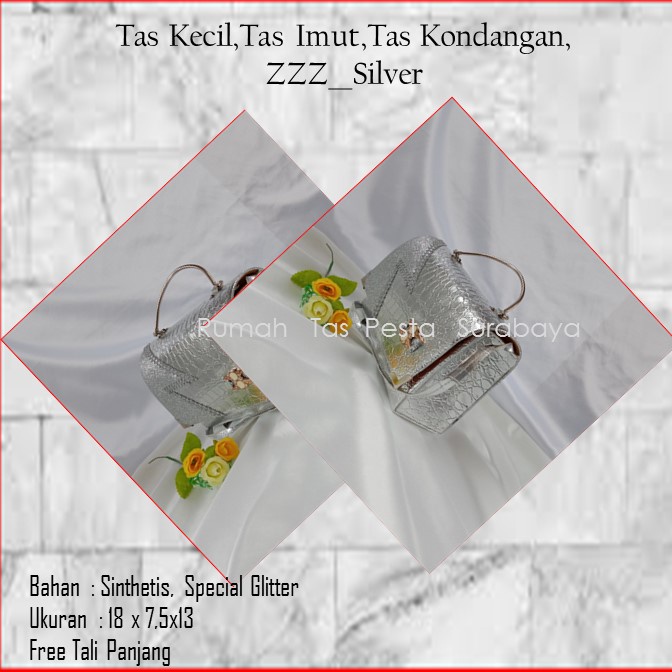 Tas Kecil,Tas Imut,Tas Kondangan,ZZZ__Silver