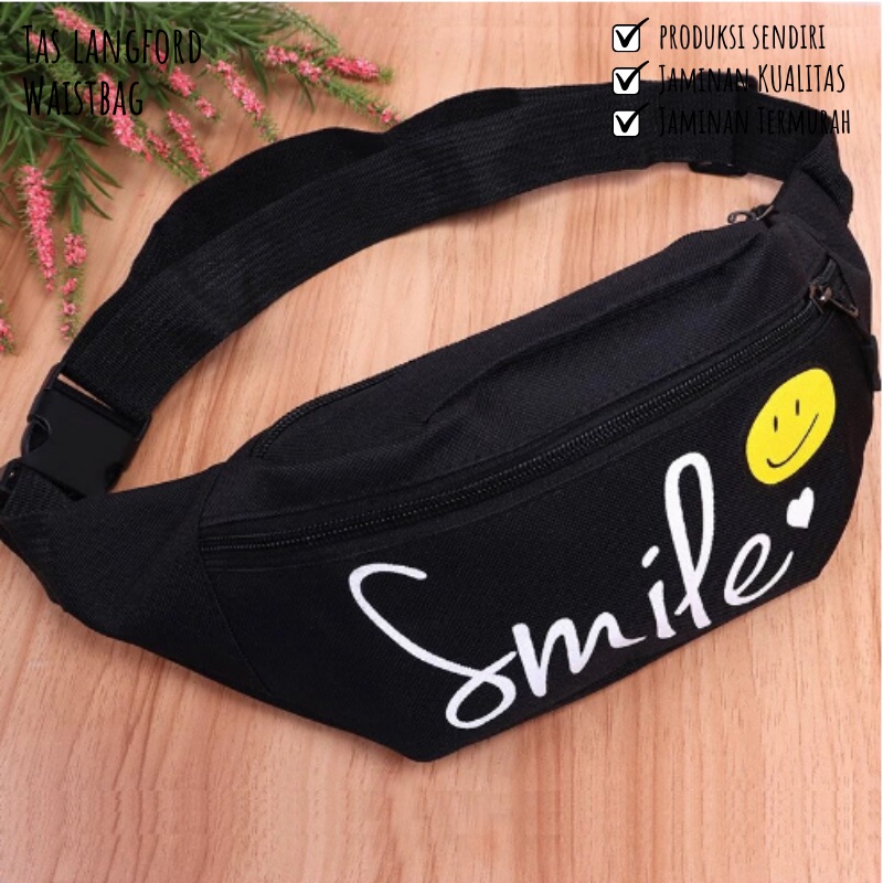 Waistbag Wanita - Tas Selempang Pinggang Dada Anak Remaja Dewasa Model Korea Fashion Kekinian Terbaru Termurah Bagus Stylish Multofungsi Import Korean Lokal Original Premium Perempuan Cewek