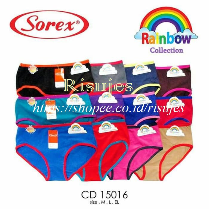 CD Wanita Extra Comfort / Celana Dalam Cewek Perempuan Merek Sorex 15020 (Mini), 15021(Midi) &amp; 15016