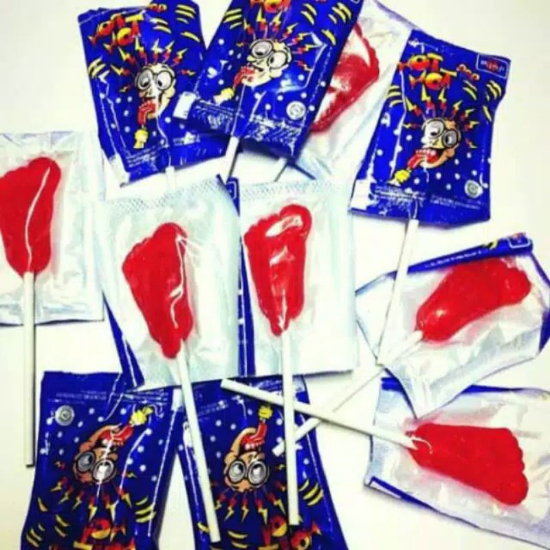 

Permen Kaki Hot Hot Pop (isi 25 pcs) . Lolipop Jadul