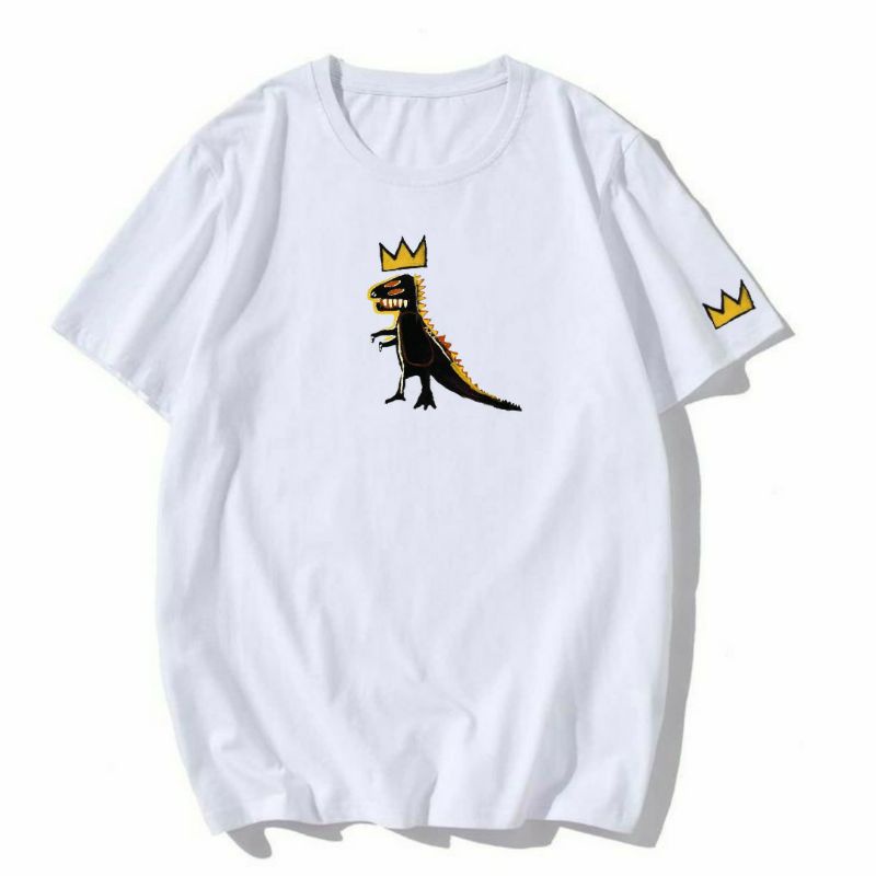 kaos T-SHIRT JMB Jean-Michel Basquiat putih