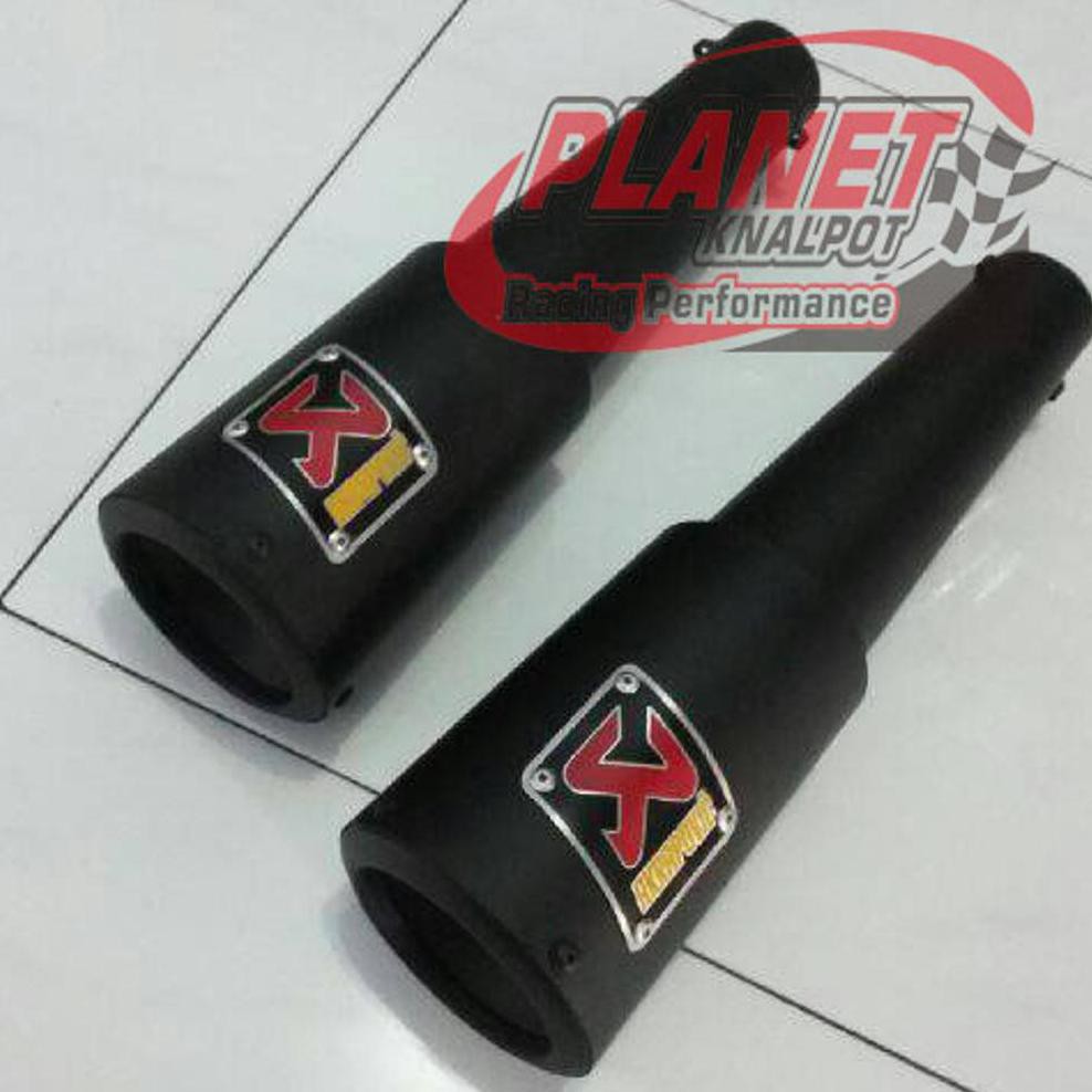 Knalpot AKRAPOVIC GARDA BLACK - Full System
