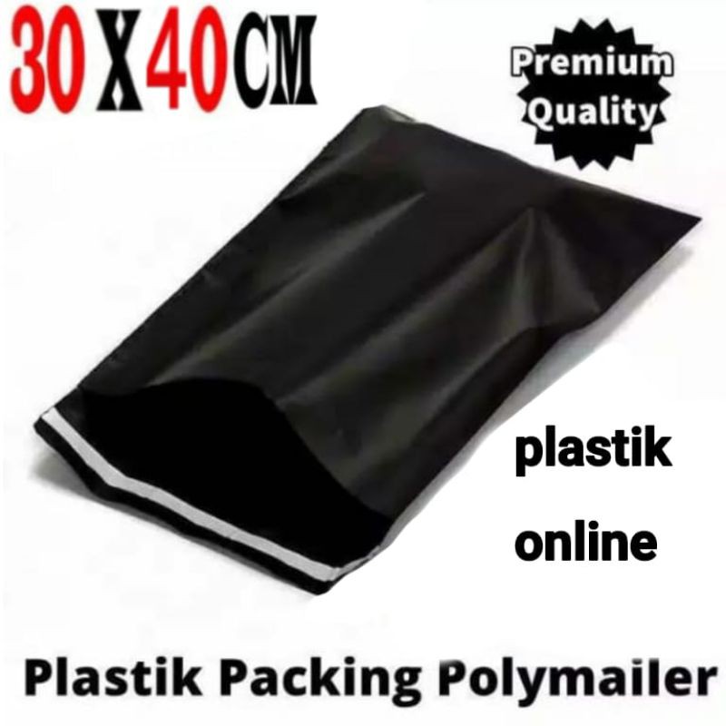 

Plastik online shop polymailer hitam 30 X 40 harga 1 LEMBAR