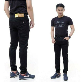 Jeans Pria panjang Skinny Slim Fit Pensil Melar