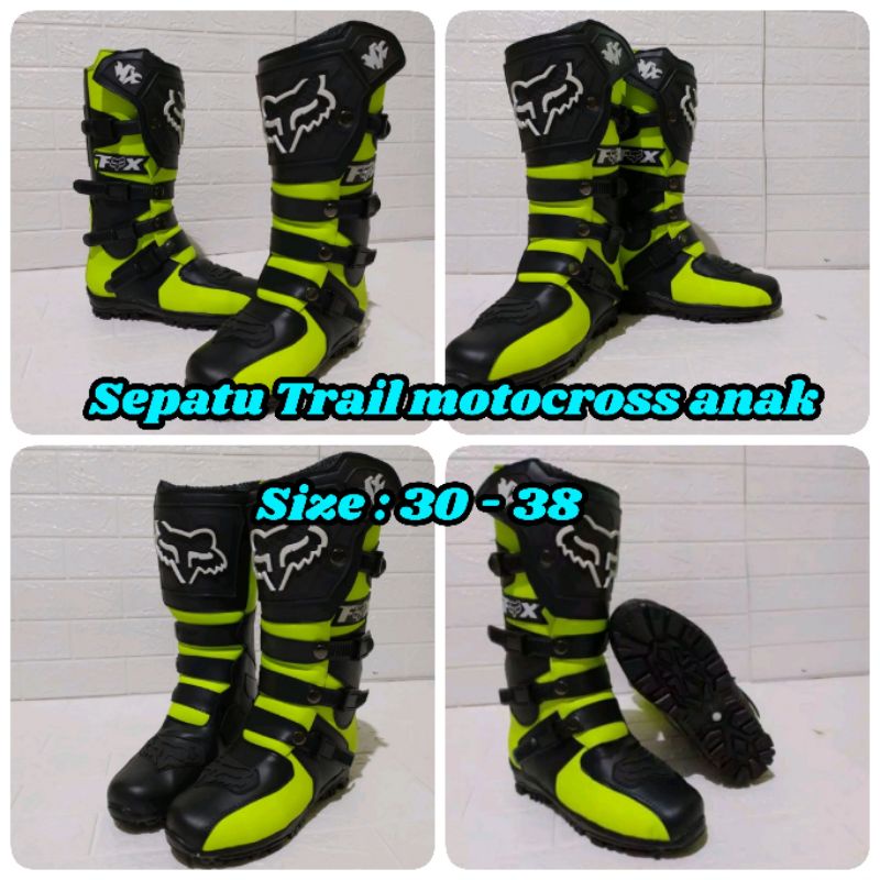 Sepatu motocross anak sepatu trail anak kids