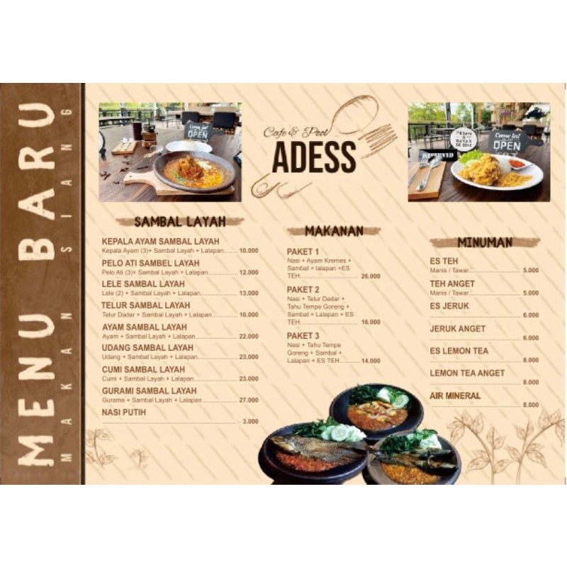 

DAFTAR MENU CUSTOM