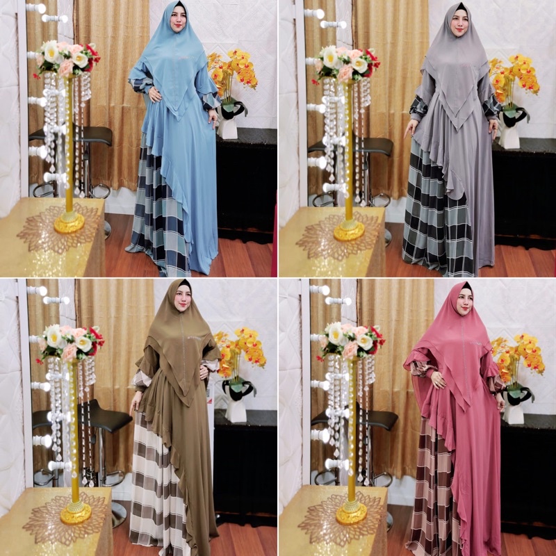 Alena syari by arsyakayla / gamis ceruty