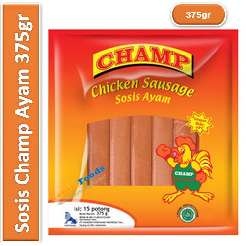 

Sosis Champ Ayam | 375gr [ Harga Per PACK ]