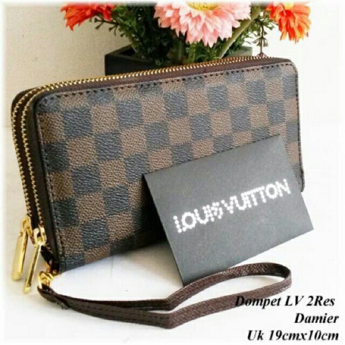 Dompet - Dompet wanita - Dompet Import - Dompet Branded - LV 2 Resleting