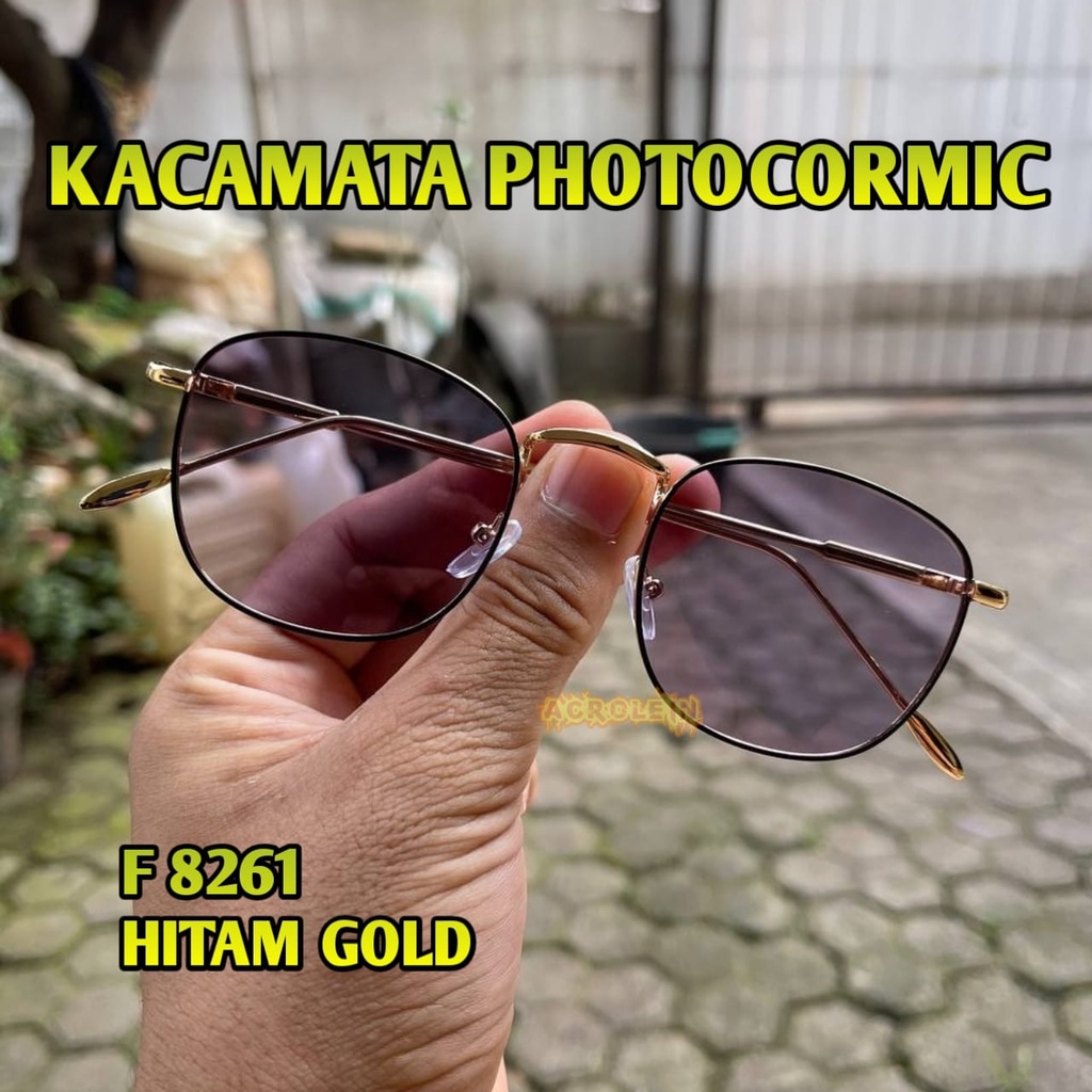 [TERMURAH] Kacamata Photocromic Korea / Anti Radiasi 2 In 1 Potokromik Photochromic Pria Wanita Fotocromic Potocromic