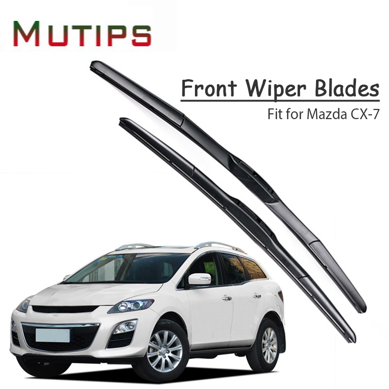 1 Set Karet Wiper Kaca Depan Mobil Untuk Mazda CX-7 2013 2012 2011 2010-2002