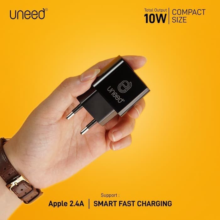 UNEED UCH121 SMART CHARGER WITH DUAL FAST CHARGING ADAPTER