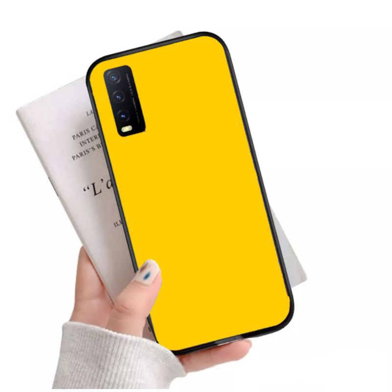 Custom Vivo V17 V19 V20 dan Vivo V20 SE Fashion AesThetic Warna Polos Premium Quality Casing Hardcas