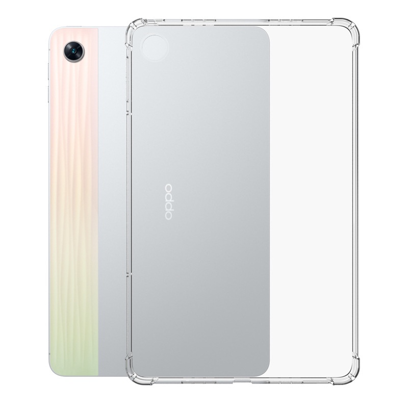 Untuk Oppo Pad Air (2022) 10.36 &quot;OPD2102 X21N2 Kualitas Tinggi Transparan Case Tablet Empat Sudut Anti-Jatuh Perlindungan Lembut TPU Cover