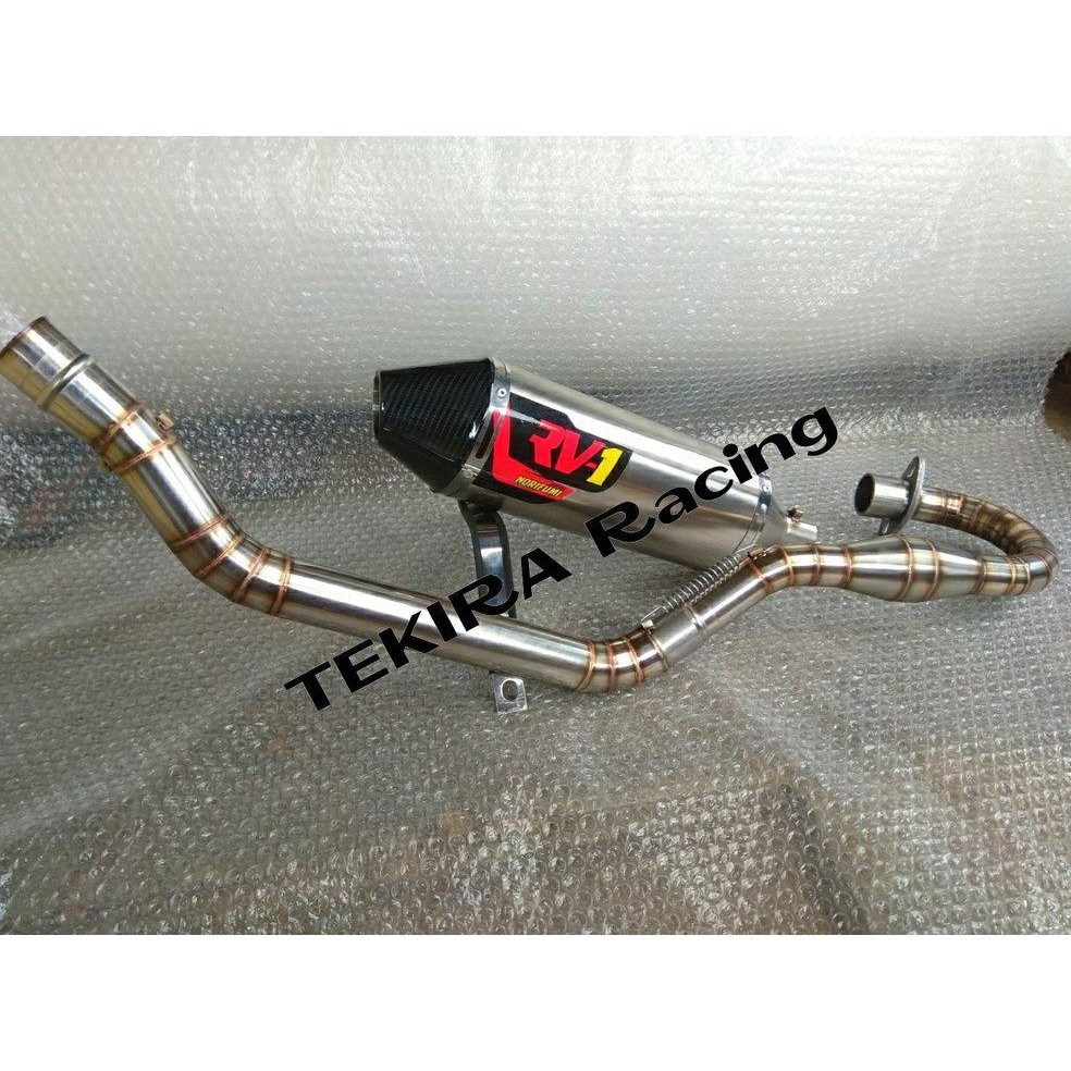 LJK Knalpot Norifumi RV1 RV 1 Honda CRF150L CRF 150L 150 CRF150 CRF150R 150R Fullset Leher Full Las