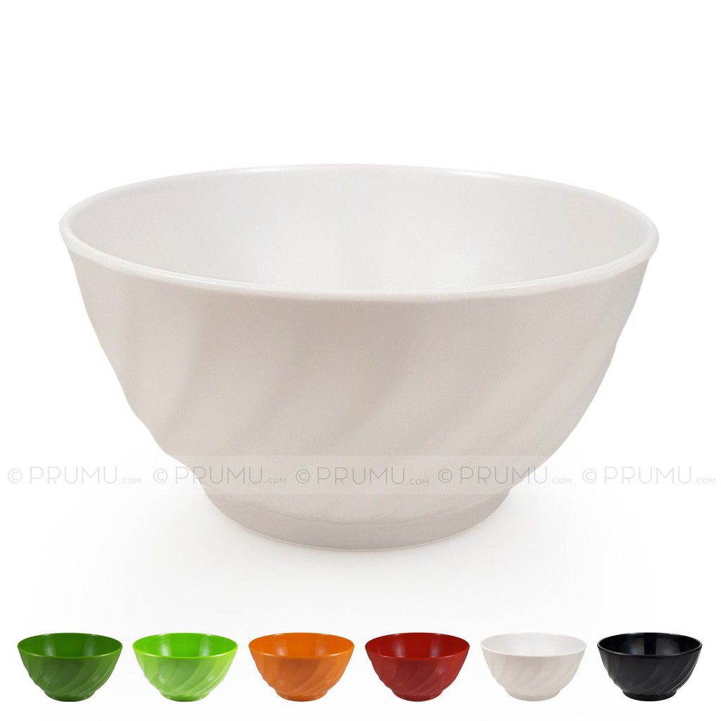 Mangkok Mie 6 Inch Ulir | Mangkok Melamin | Mangkok Melamine - M 9060