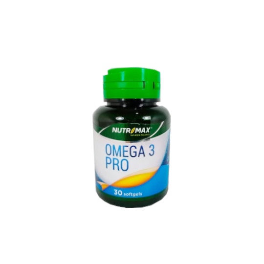 Nutrimax Omega 3 Pro isi 30 Vitamin Minyak Ikan Omega3 Vit E Otak Jantung Sendi Penurun Kolestrol
