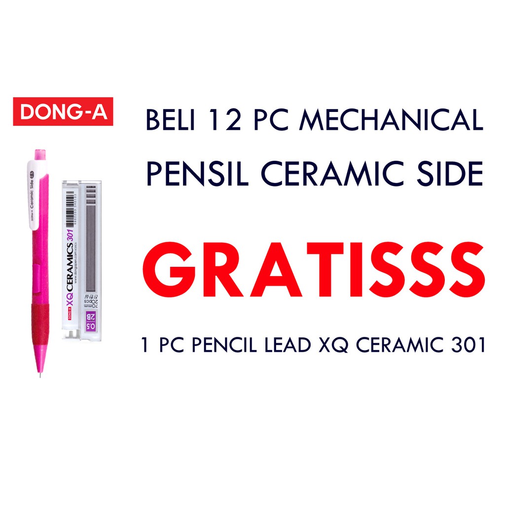 

PAKET PROMOSI PENSIL CERAMIC SIDE GRATISSS PENCIL LEAD