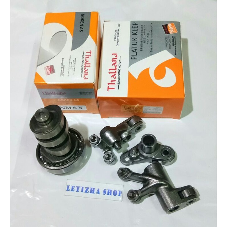 NOKEN AS NMAX PLATUK KLEP NMAX NOKEN AS+PLATUK KLEP N-MAX LEXI  CAMSHAFT PLUS ROCKER ARM YAMAHA NMAX