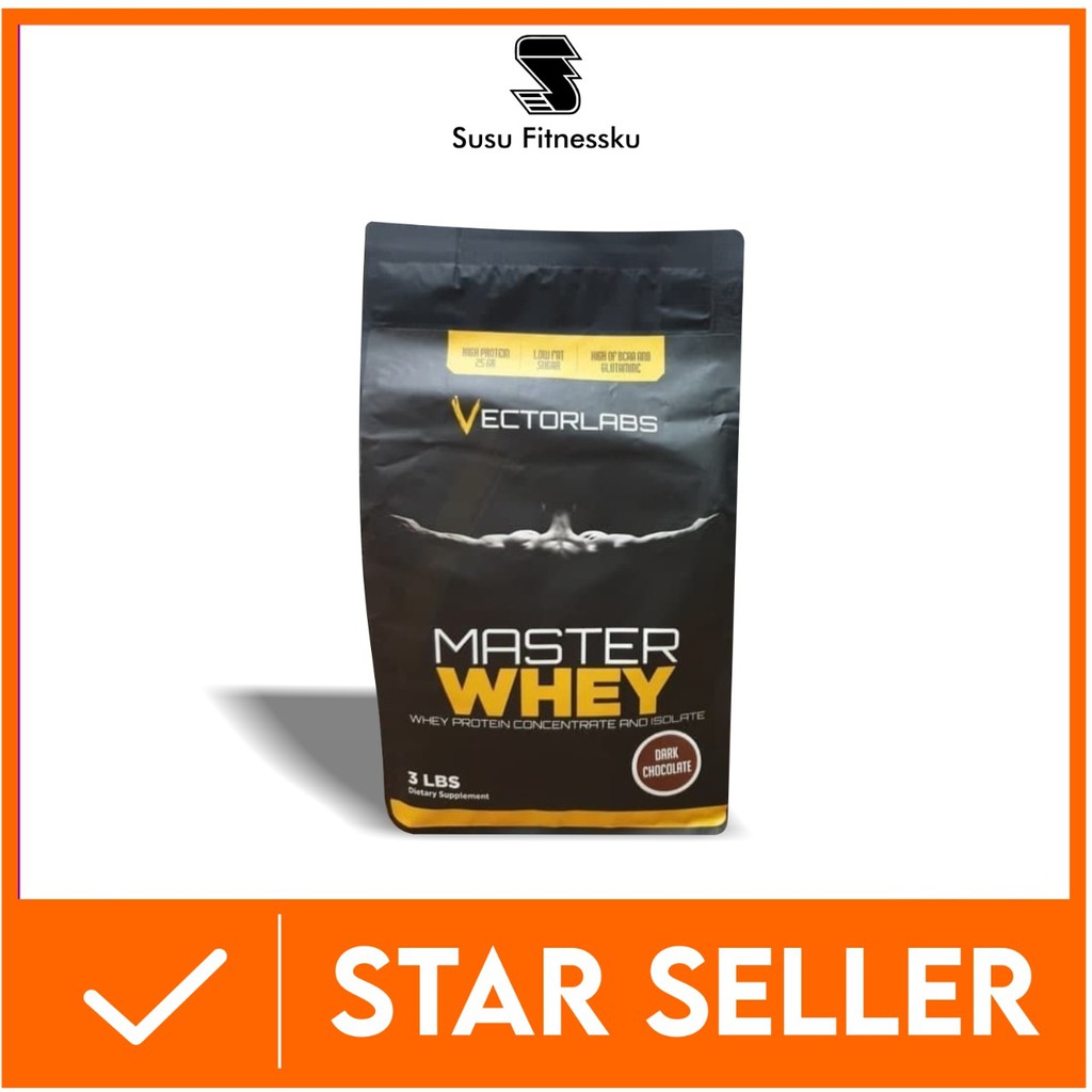 Vectorlabs Master Whey 3lb 3lbs pure whey protein isolate 3 lb lbs