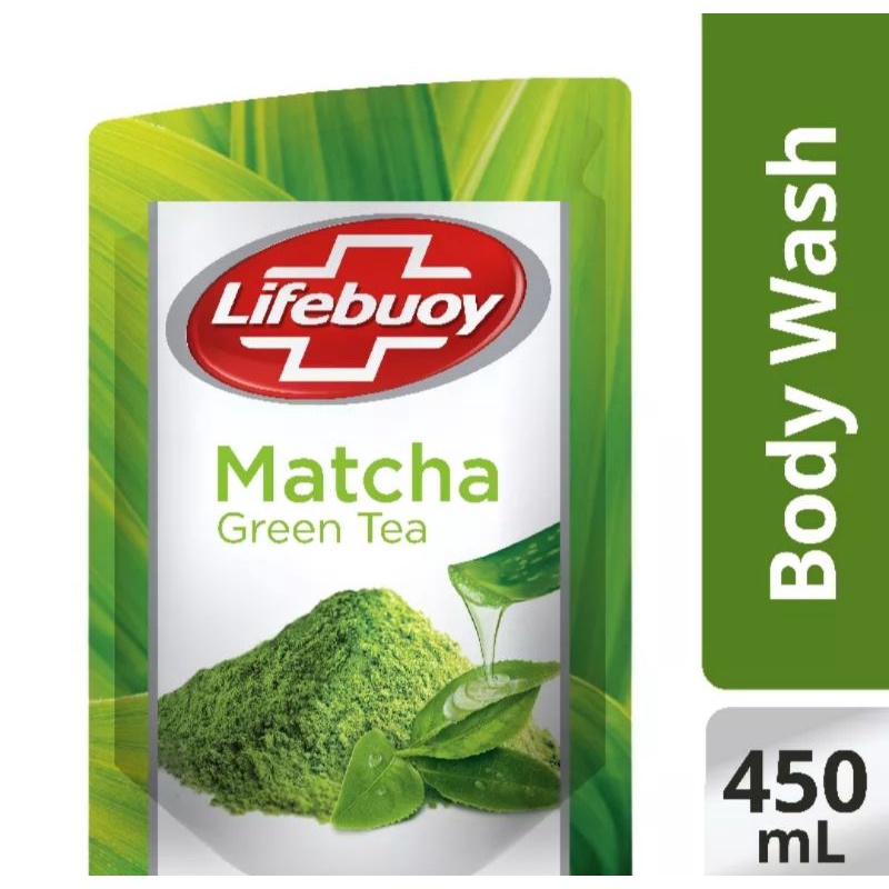 LIFEBUOY Body Wash Matcha Pouch 450ml