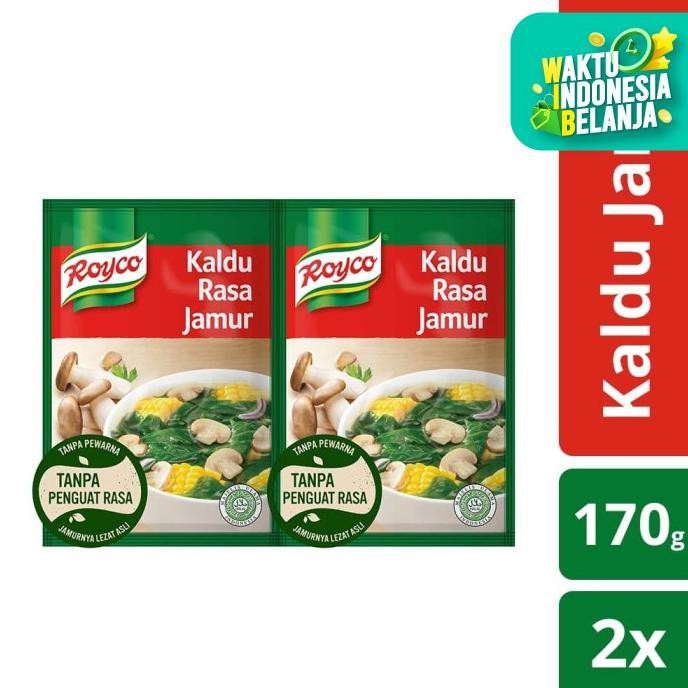 

[[BISA COD]] Royco Bumbu Kaldu Jamur 170G isi 2 NEW Kode 1474